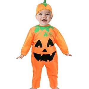 Halloween Pumpkin costume disguise fancy dress onesie baby (Size 1-2 years) with bonnet