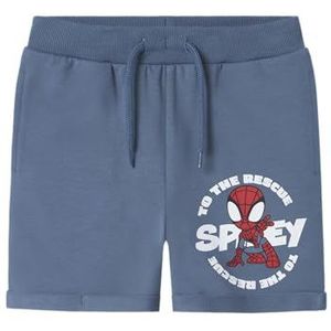 NAME IT Jongens Nmmmani Spider Nreg L SWE SHO Unb Mar, Blue Mirage, 110