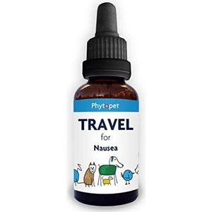 Phytopet Reizen | 30ml | 100% natuurlijke kruidenremedie | Maagklachten veroorzaken, ideaal voor reizen | Voor honden, katten, vogels, paarden, huisdieren |