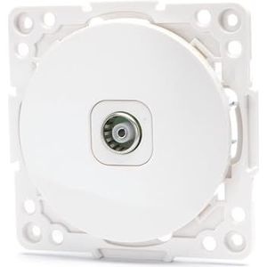 Lamphouder van kunststof E27, wit