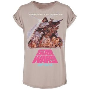 Recovered Dames Star Wars Darth Vader Pale Pink Dames Boyfriend by XL T-Shirt, roze, XL