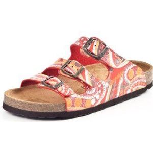 Dr. Brinkmann Dames 700643 slippers, Rood Rood Oranje 4, 36 EU