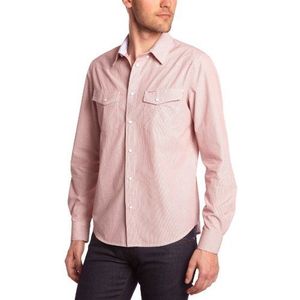 Wrangler Heren Shirt, Rood - Rouge (Boekrood), XL