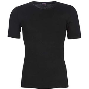 Damart - T-shirt met korte mouwen met interlock-mesh, Zwart, XS