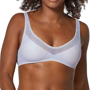 Sloggi Oxygene Infinite Soft Beha voor dames, gevoerd, Silver Shadow, XS