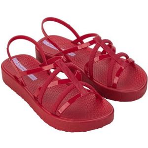Ipanema Diversa Flatform Ad Sandalen voor dames, Red Red Lilac, 35/36 EU