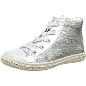 Primigi Etty 7 sneakers voor meisjes, zilverkleurig (Glitt Zeb/SC Br Argen Nero/Zilver), 27