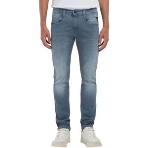 Replay Anbass Hyperflex Eco Plus Slim Fit Jeans voor heren, 096, medium grijs, 28W x 34L