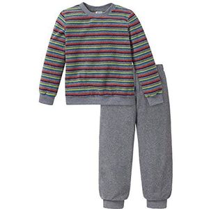 Schiesser KN pyjama lange pyjama voor kinderen en jongens - grijs - 2 anni (92 cm)