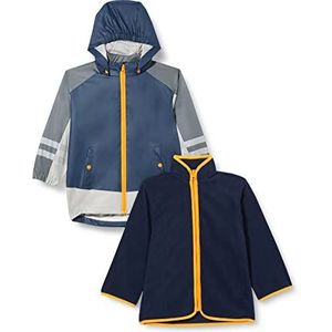 Playshoes Unisex kinderen, functionele jas 3-in-1 regenjas, marineblauw, 104, marineblauw, 104 cm