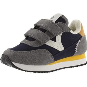 victoria Unisex Kids 1137103-KIDS Low-Top VICTORIA MULTICOLOR NYLON LOW TENNIS ASTRO KIDS & STRAPS GRIS 34