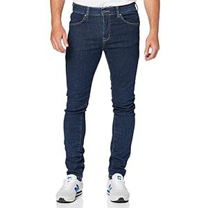 Dr. Denim Leroy Skinny Jeans voor heren, Blauw (Organic Dank Blauw E), 29W x 32L (Fabrikant maat S)