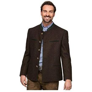 Leren Jassen - Effen - Wol - Slanke Pasvorm