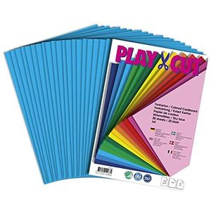 PLAY-CUT, Fotokarton, A4, 300 g/m2, hemelsblauw, 20 vellen, effen kleur