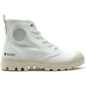 Palladium Uniseks Pampa Enkellaars, Wit, 46