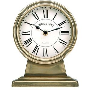 Buy NIKKY HOE Vintage Table Clock, Battery Operated Rustic Distressed