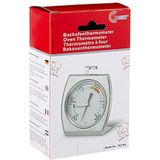 Sunartis T837H oventhermometer, roestvrij staal, ca. 7 x 8 cm.