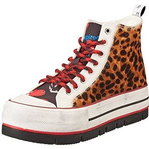 Desigual Dames Shoes_crush_animal Sneakers, multicolor, 40 EU