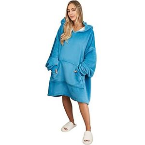 Sienna Hoodie Deken Oversized Ultra Zachte Pluche Sherpa Fleece Draagbare Warme Gooi Deken Gezellige Giant Sweatshirt - Natuurlijk