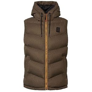 ESPRIT heren fleece vest, 356/donker kaki 2, L