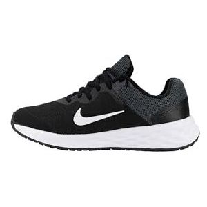 Nike Revolution 6 Nn (GS), gymnastiekschoenen, uniseks, kinderen, Zwart Metallic Rood Brons Mint Foam, 37.5 EU