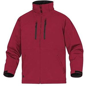 Deltaplus MILT2ROXX Parka van polyester/elastaan, waterdicht en winddicht, rood, maat XXL