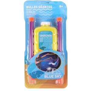 BLUE SKY - Grote Bellenstokken - Zeepbellen - 048602 - Paars - Plastic - Kinderspeelgoed - Buitenspel - Zomerspel - 35 cm x 18 cm - Vanaf 6 jaar