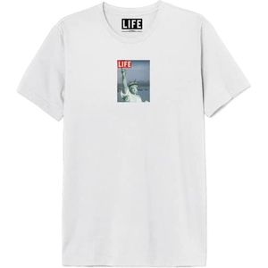 Life Magazine T-shirt heren, Wit, L