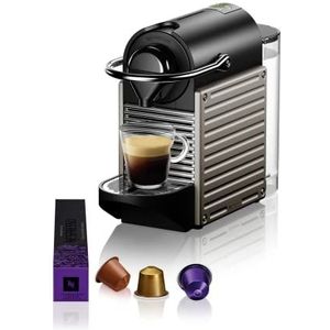 Krups Nespresso Pixie XN304T koffiecupmachine, Ultracompact ontwerp, 19 bar, Snelle opwarming in 25 seconden