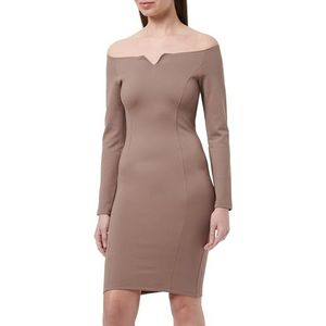 ZITHA Damesjurk, donkertaupe, XS