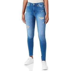 ONLY Onlforever High Sk des DNM Jeans voor dames, blauw (medium blue denim), L x 32L