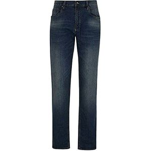 Diadora werkbroek jeans 5 zakken maat, Blauw, 44 tall