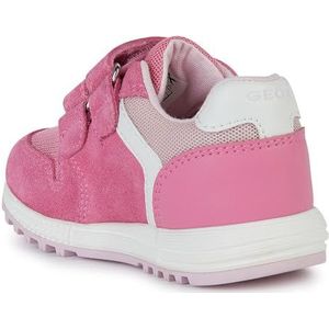 Geox B Alben Girl A Sneakers voor jongens en meisjes, donkerroze, 25 EU, Dk pink., 25 EU