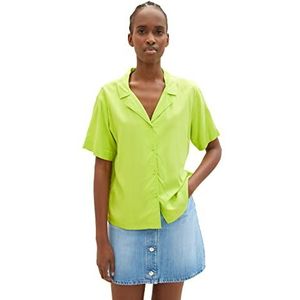 TOM TAILOR Denim Dames blouse 1035437, 24702 - Neon Lime, S
