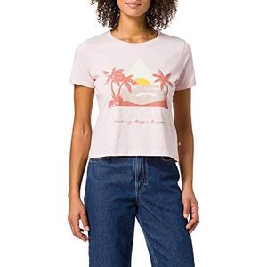 LTB Jeans Dames Biloze T-Shirt, koraal blush 2721, L