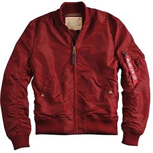 Alpha Industries MA-1 TT Bommenwerperjas voor heren Burgundy