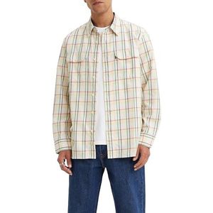 Levi's Heren Classic Worker Standard Shirt, Smaller Samson Plaid, XL