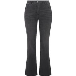 Ulla Popken Bootcut Jeans voor dames, Lichtgrijs denim, 40W / 30L