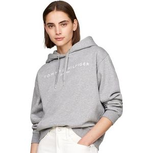 Tommy Hilfiger - Mdrn Reg Corp Logo - Hoodie - Grijs - 64% Katoen