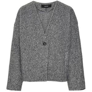 VERO MODA VMGABRIELLAMIE Jacket Jacket Jacket, Light Grey Melange, M, lichtgrijs gem., M