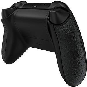 eXtremeRate Grip Cover voor Xbox Series X S Controller, DIY Vervanging Handgrip Side Shell Case Accessoires voor Xbox Series X S Controller Model 1914(Zonder Controller)-Getextureerd Zwart