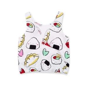 Tuc Tuc Mouwloos T-shirt voor baby's en peuters, Wit, 4 jaar