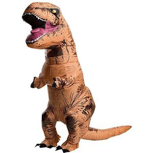 Opblaasbaar T-Rex-dinosauruskostuum van Rubie's, uit de Jurassic World, voor volwassenen