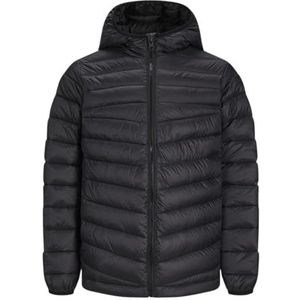 JACK&JONES JCONEW Pocket Puffer JNR gewatteerde jas voor jongens, zwart/detail: solid, 140, Zwart/details: solid., 140 cm