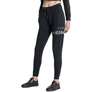 Gianni Kavanagh Black Tiger Joggers Jogger voor dames, Blanco Y Gris, XS