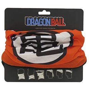 Dragon Ball - buisvormige sjaal, voor nek, Goku-ontwerp, rode en zwarte kleur, één maat, officieel product (CyP-merken)