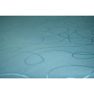 Comptoir du Linge CSI03008 tafelkleed, vierkant, stof/polyester/katoen/teflon, 140 x 140 cm, hemelsblauw