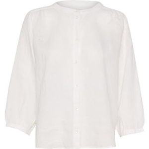 Part Two, Dames, Blouses & Shirts, Wit, Maat: M Linnen,