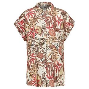 Garcia Damesshirt met korte mouwen, rood, maat XS, Rouge Red., XS