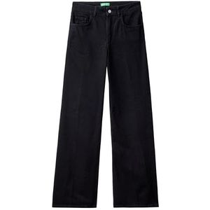 United Colors of Benetton dames jeans, Zwart Denim 800, 28 NL